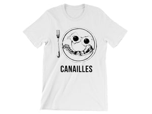 T-shirt Coco Bacon noir de Canailles
