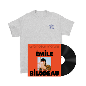 Émile Bilodeau - Ensemble t-shirt gris + album